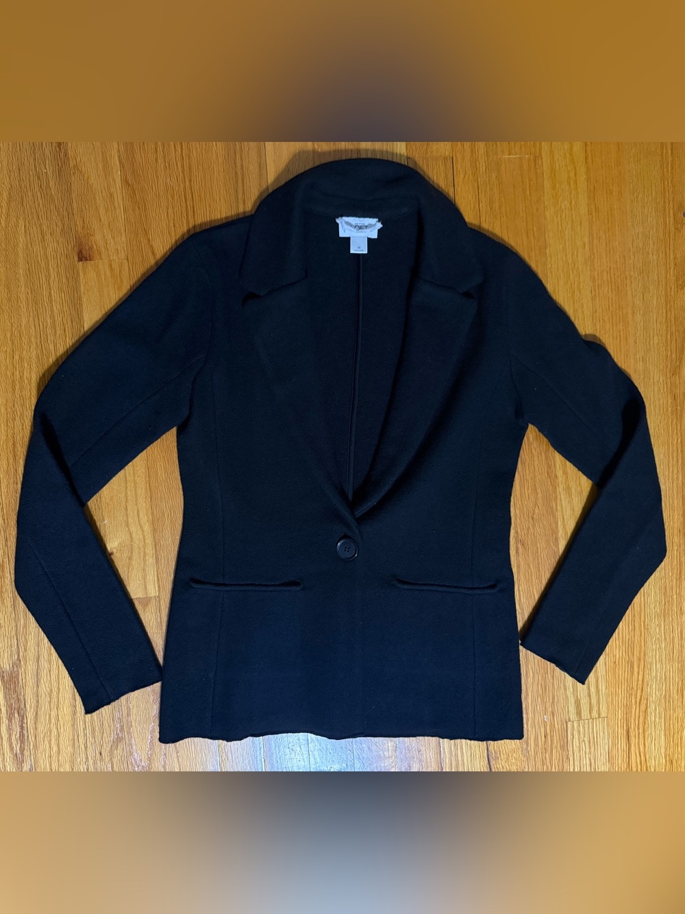 Ann Taylor LOFT 100% Merino Wool Blazer Cardigan Size M